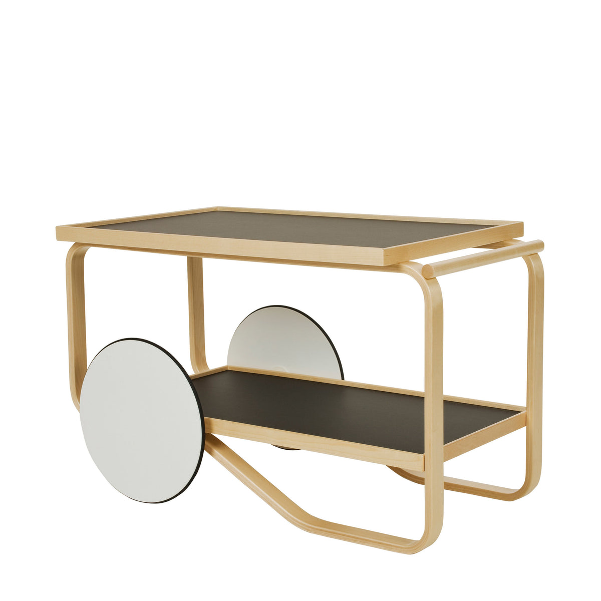 Tea Trolley 901 Carts / Trolleys Artek Black Linoleum 
