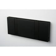 Knax Horizontal Colored Coat Hook Coat Hooks Loca 2 hooks Black Soft Black