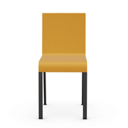 .03 Non-stacking Chair Side/Dining Vitra Powder-coated black Mango Glides for carpet
