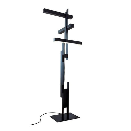 Las 376 Floor Lamp Floor Lamps Oluce Black 