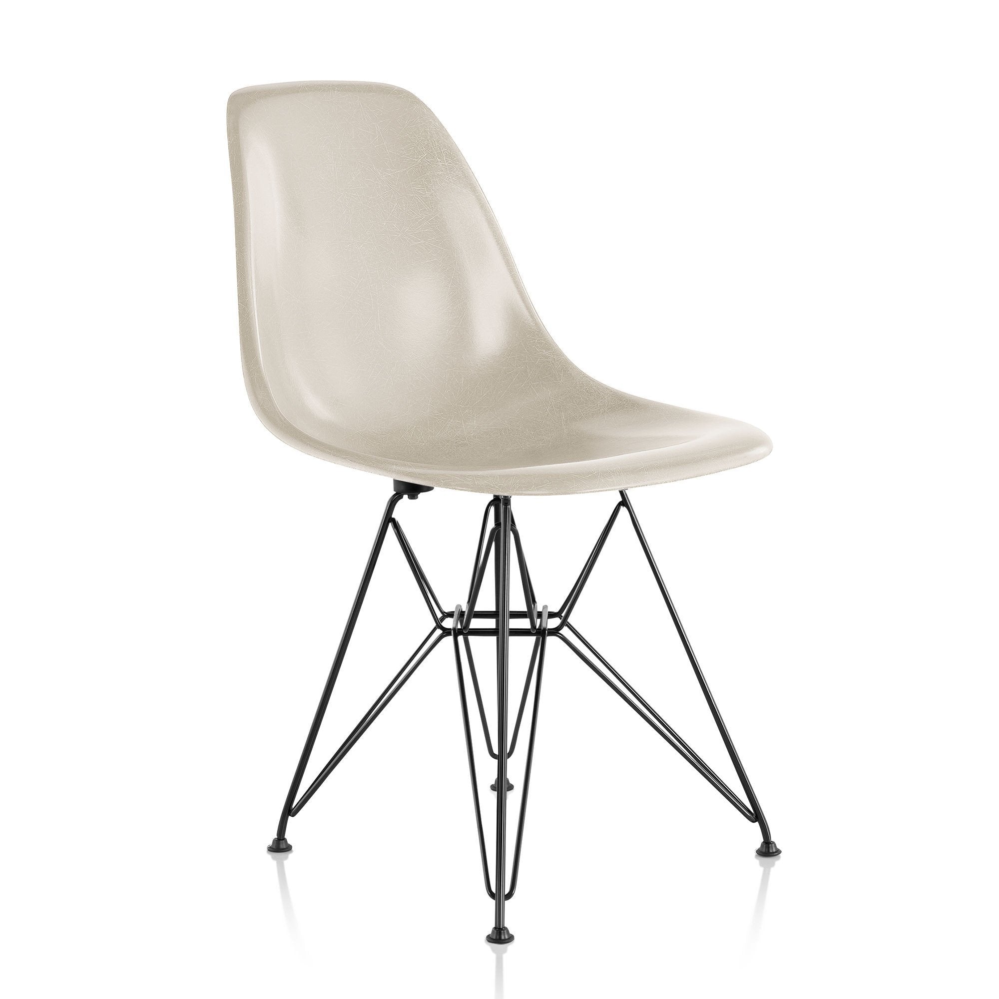 Eames Molded Fiberglass Side Chair with Wire Base Side/Dining herman miller 