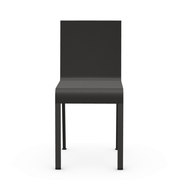 .03 Non-stacking Chair Side/Dining Vitra Powder-coated black Basic Dark Glides for carpet