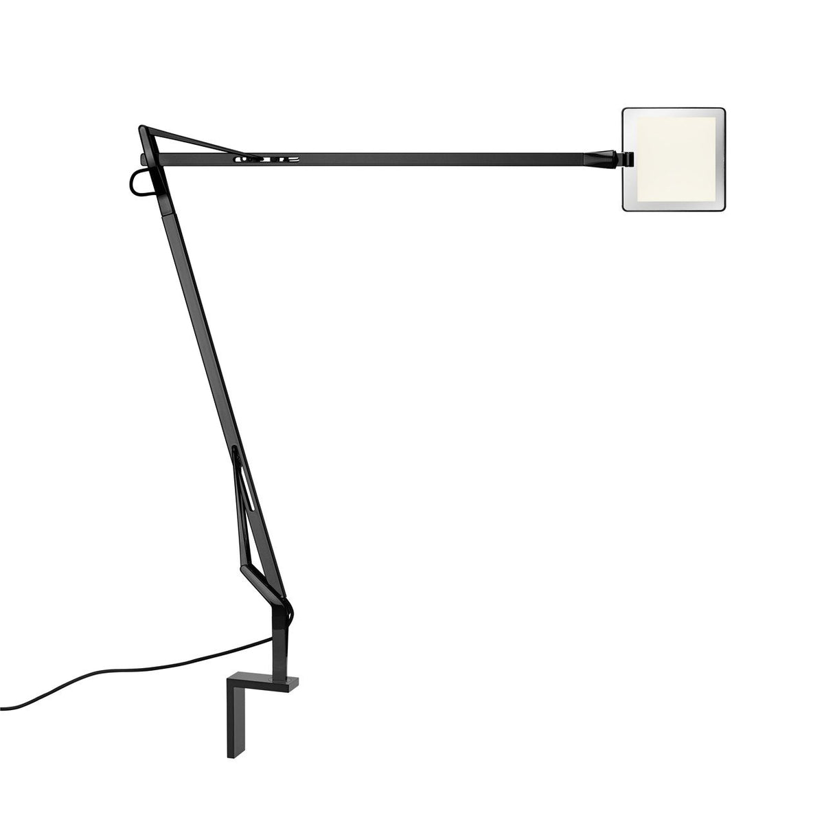 Kelvin Edge LED Table Lamp Table Lamps Flos Black Wall Arm 