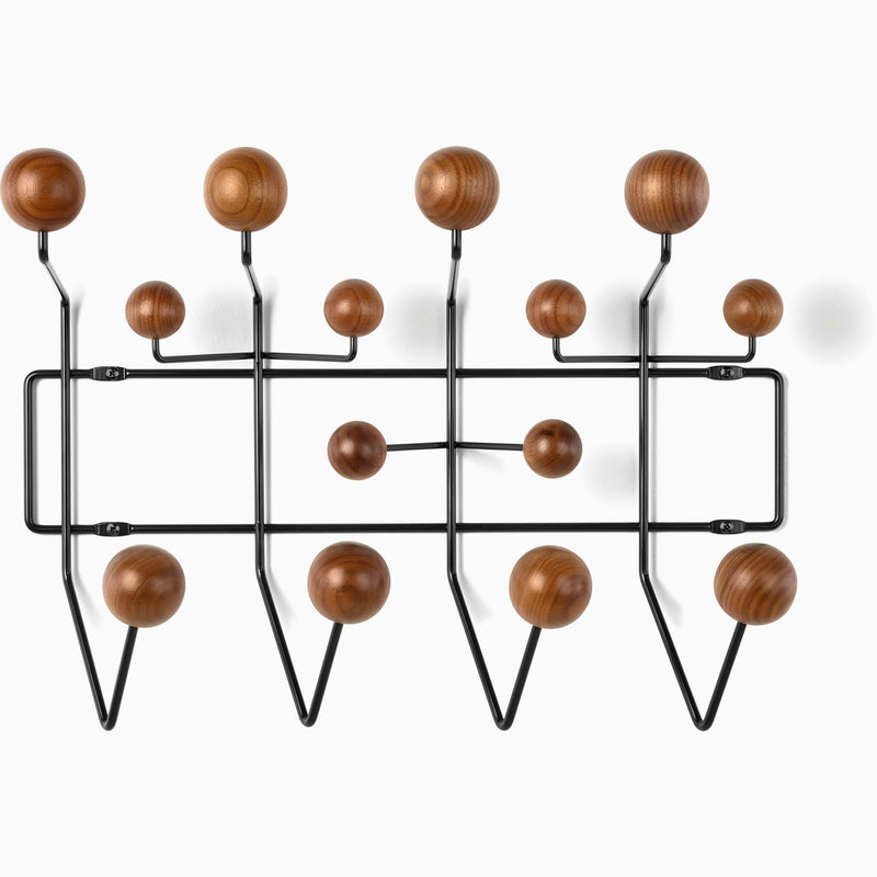 Eames Hang It All Coat Rack Coat Hooks herman miller Black Frame - Walnut Spheres +$100.00 