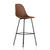 Eames Molded Wood Bar Stool bar seating herman miller Black Base Finish Walnut Shell Standard Glides