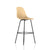 Eames Molded Wood Bar Stool bar seating herman miller Black Base Finish White Ash Shell + $100.00 Standard Glides