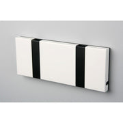 Knax Horizontal Colored Coat Hook Coat Hooks Loca 2 hooks Black White