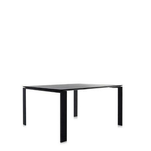 Four Table - Laminate Top Dining Tables Kartell Square - 51" +$195.00 Black Body/Black Top 