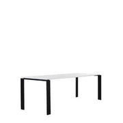 Four Table - Laminate Top Dining Tables Kartell Large - 88" +$620.00 Black Body/White Top 