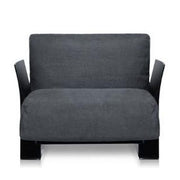 Pop Chair Lounge Chair Kartell Black Grey 