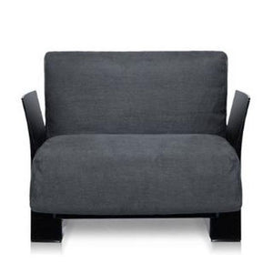 Pop Chair Lounge Chair Kartell Black Grey 