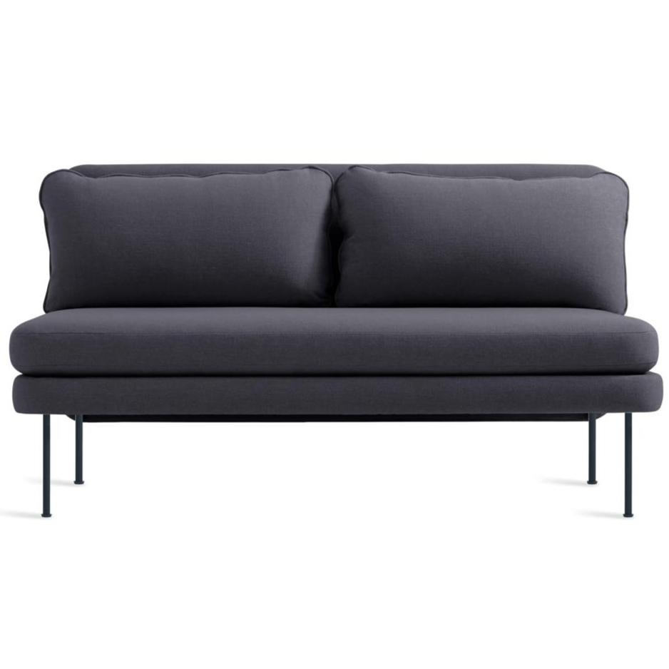 Bloke 60&quot; Armless Sofa Sofa BluDot Rostenkowski Blue 