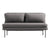 Bloke 60" Armless Sofa Sofa BluDot Gabro Grey 