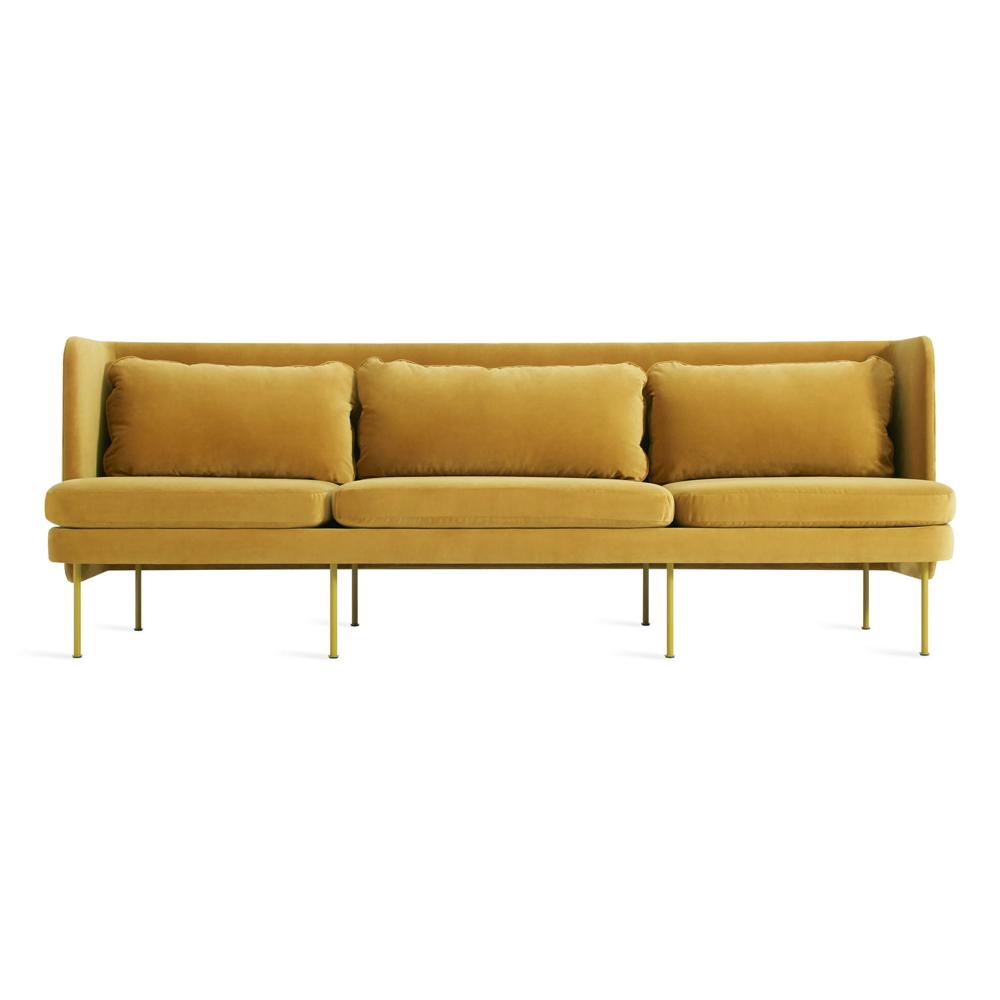 Bloke 95" Sofa Sofa BluDot Ochre Velvet 