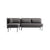 Bloke Armless Sofa with Chaise Sofa BluDot Gabro Grey Left Chaise 