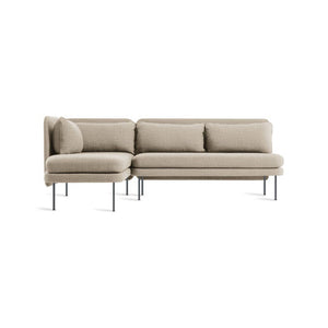 Bloke Armless Sofa with Chaise Sofa BluDot Tait Stone Left Chaise 