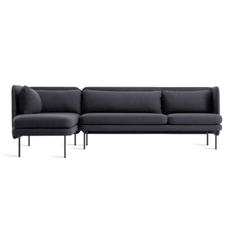 Bloke Sofa with Chaise Sofa BluDot Rostenkowski Blue Left Chaise 