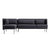 Bloke Sofa with Chaise Sofa BluDot Rostenkowski Blue Left Chaise 