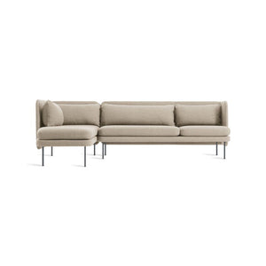 Bloke Sofa with Chaise Sofa BluDot Tait Stone Left Chaise 
