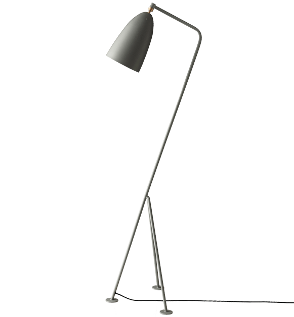 Grossman Grasshopper Floor Lamp Floor Lamps Gubi Blue Grey 