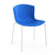 Bertoia Molded Shell Side Chair - Stacking Side/Dining Knoll Blue White 