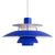 PH 5 Pendant Light hanging lamps Louis Poulsen Monochrome Blue 