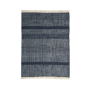 Tres Texture Rug Rugs NaniMarquina Blue Small - 5’7" x 7’10" 