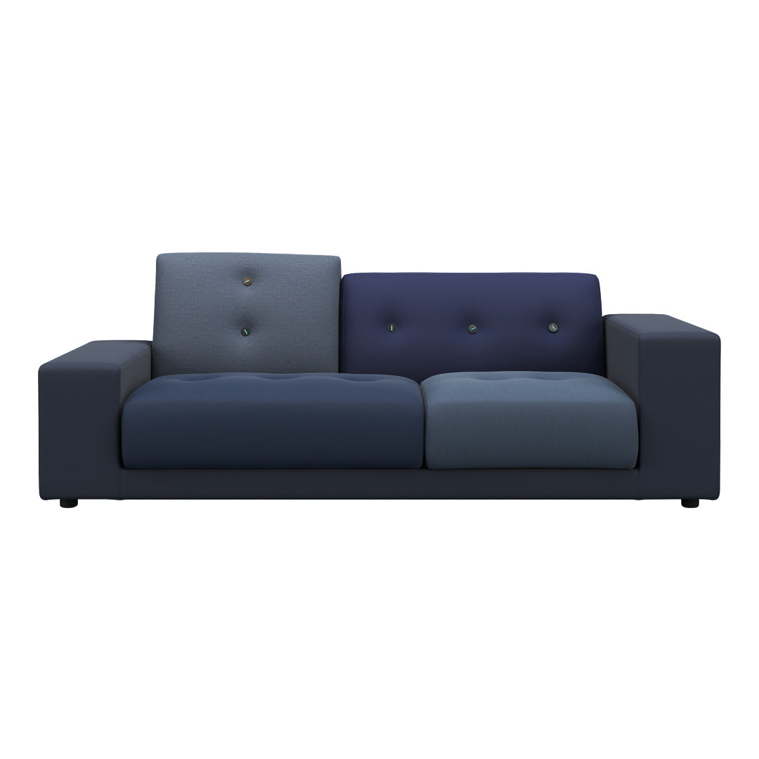 Polder Compact Sofa sofa Vitra low armrest left (sitting right) night blue 