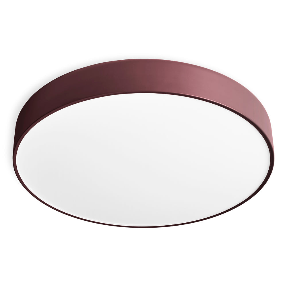 Bobber Flush Mount Light ceiling lights BluDot Large Oxblood 