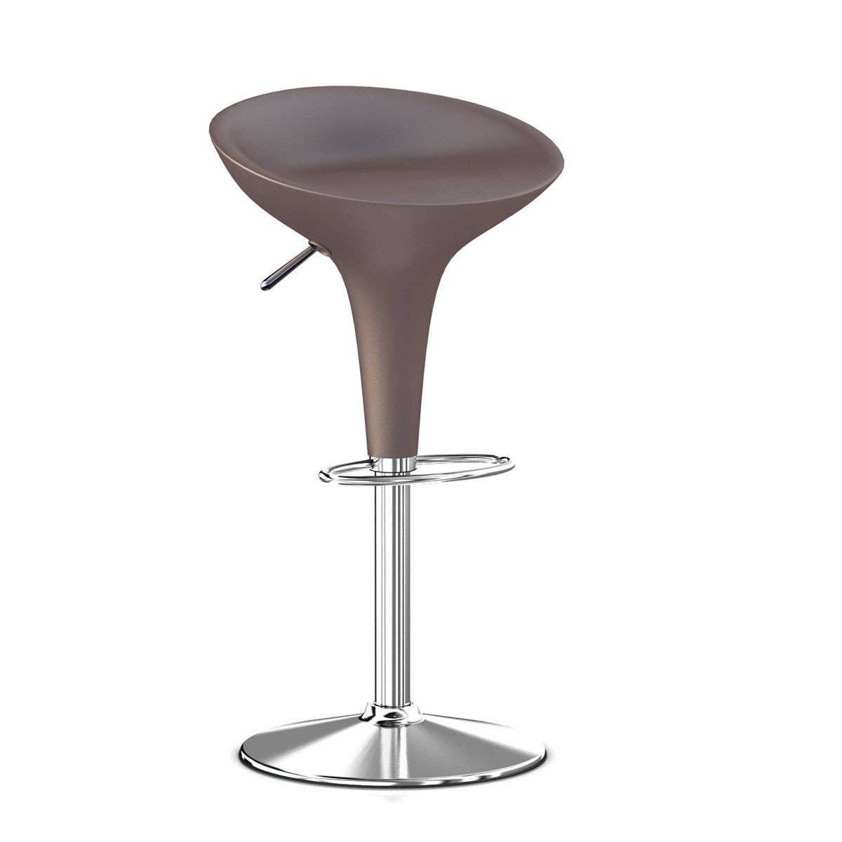 Bombo Adjustable Stool bar seating Magis Matte Brown 