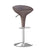 Bombo Adjustable Stool bar seating Magis Matte Brown 