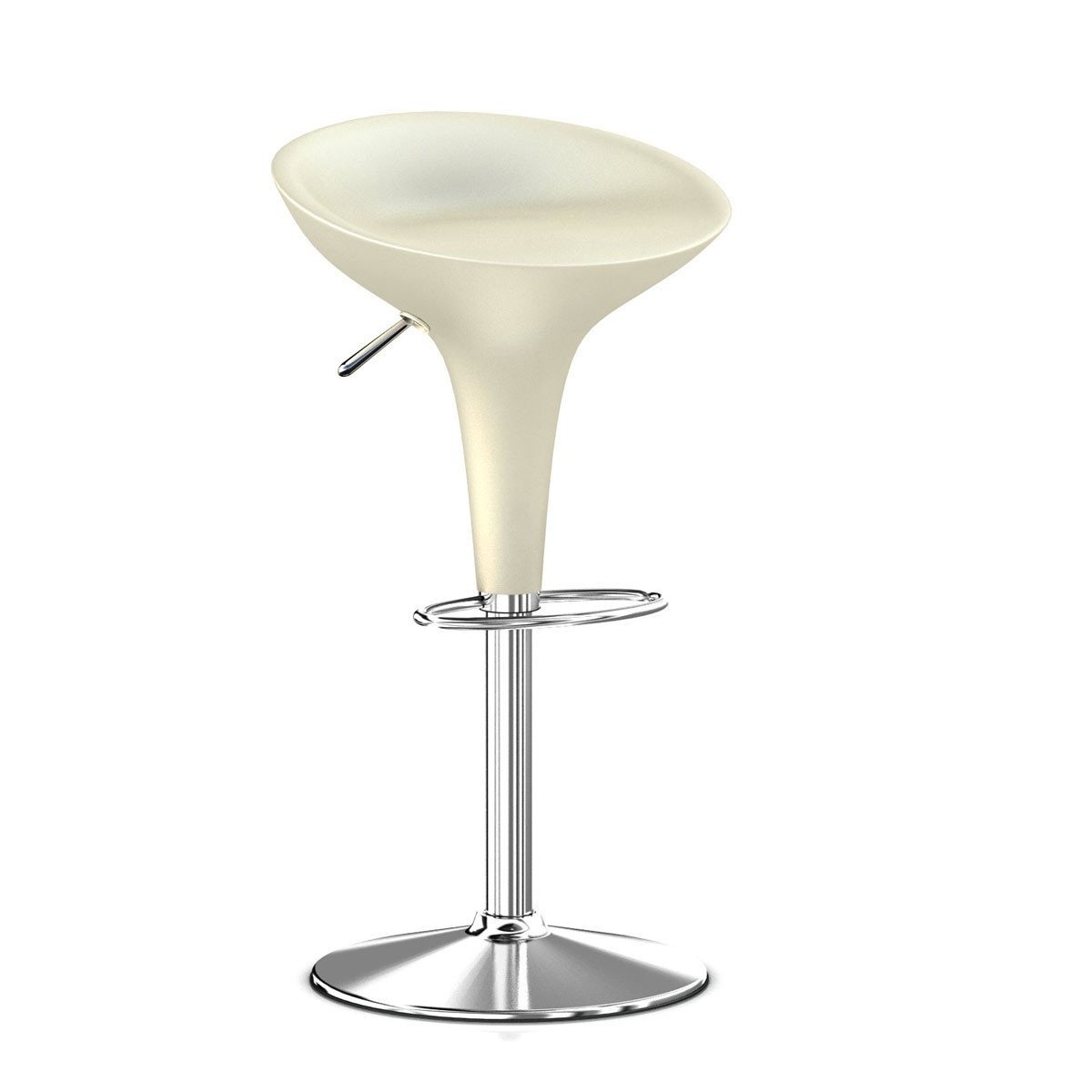 Bombo Adjustable Stool bar seating Magis Matte Ivory 