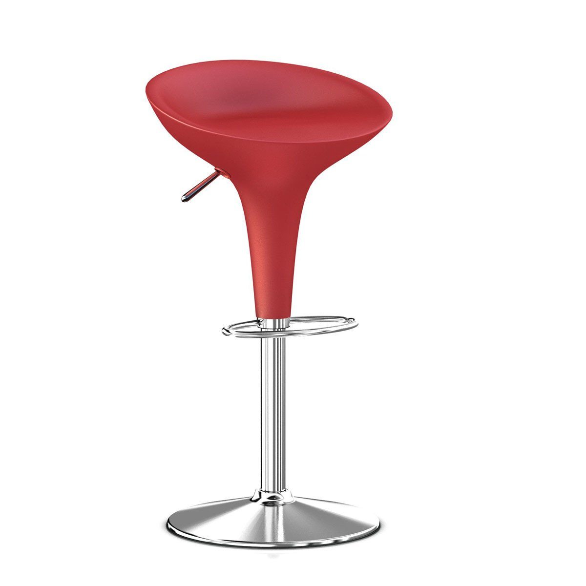 Bombo Adjustable Stool bar seating Magis Matte Red 