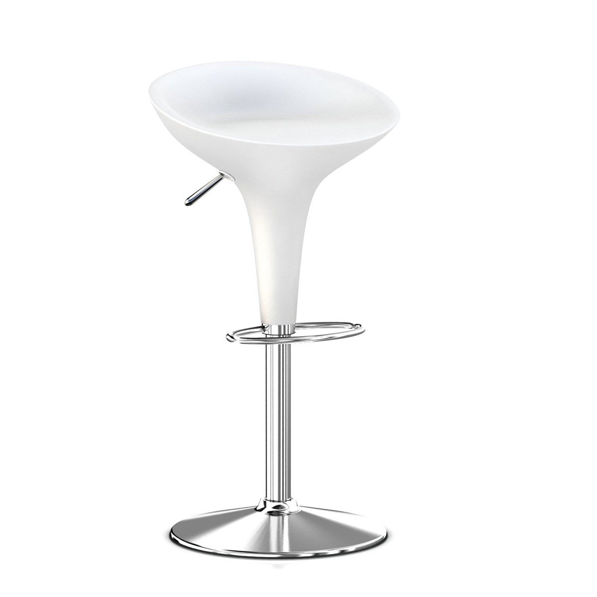 Bombo Adjustable Stool bar seating Magis Matte White 