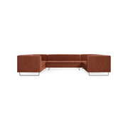Bonnie and Clyde U-Shaped Sectional Sofa Sofa BluDot Copper Velvet 