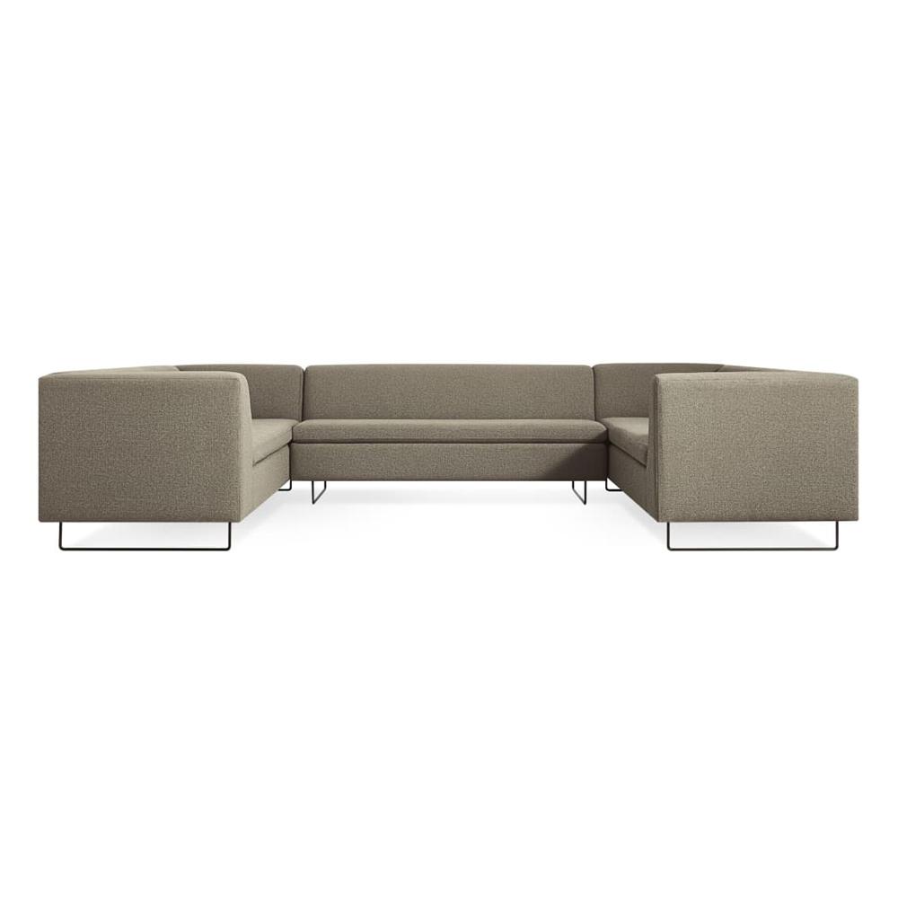Bonnie and Clyde U-Shaped Sectional Sofa Sofa BluDot Otter Leather +$7615.00 