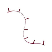 Bookworm storage Kartell Short Opaline Wine Red 