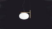 Alba Pendant Light Pendant Lights Oluce 1-Arm Satin brass 