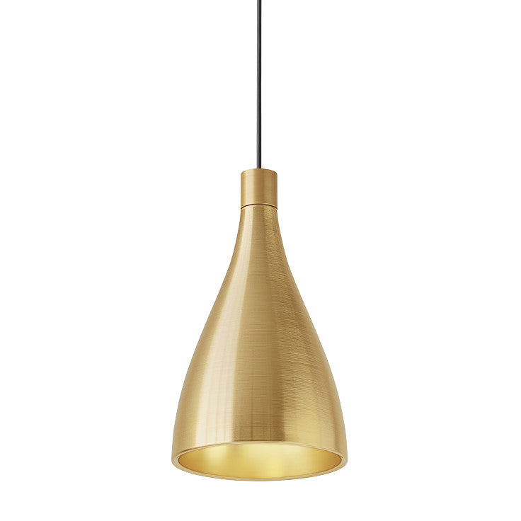 Swell Narrow Pendant hanging lamps Pablo Brass/Brass 