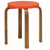 Stool E60 Stools Artek Bright Red Lacquered Seat 