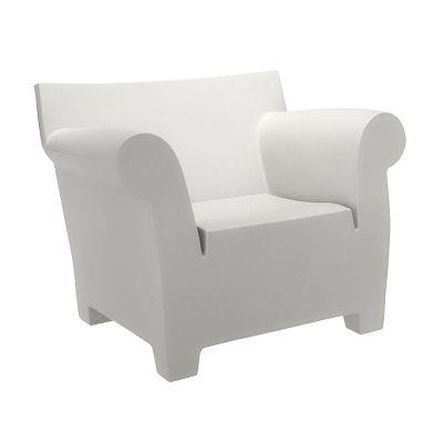 Bubble Club Armchair Outdoors Kartell Zinc White 