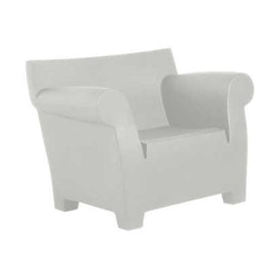 Bubble Club Armchair Outdoors Kartell Pale Grey 