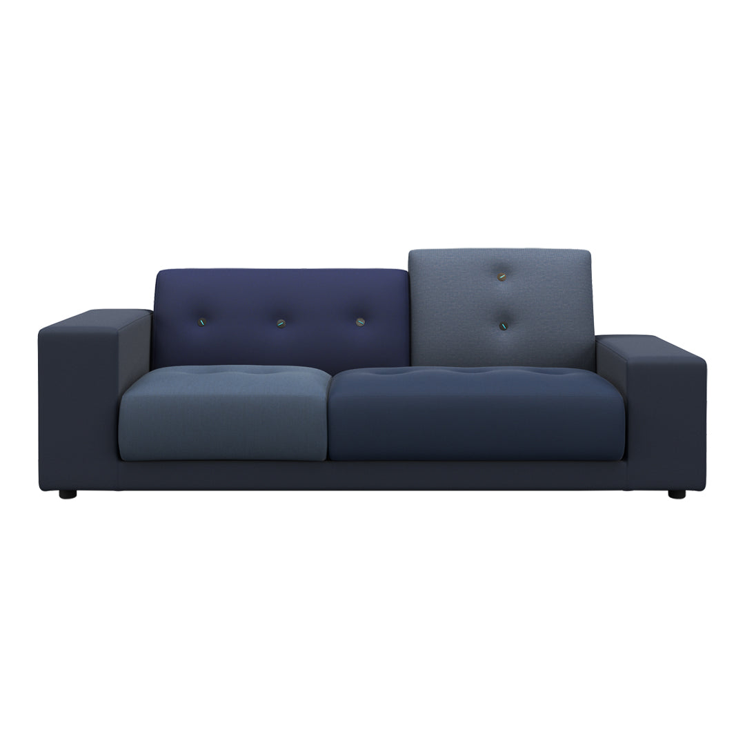 Polder Compact Sofa sofa Vitra low armrest right (sitting left) night blue 