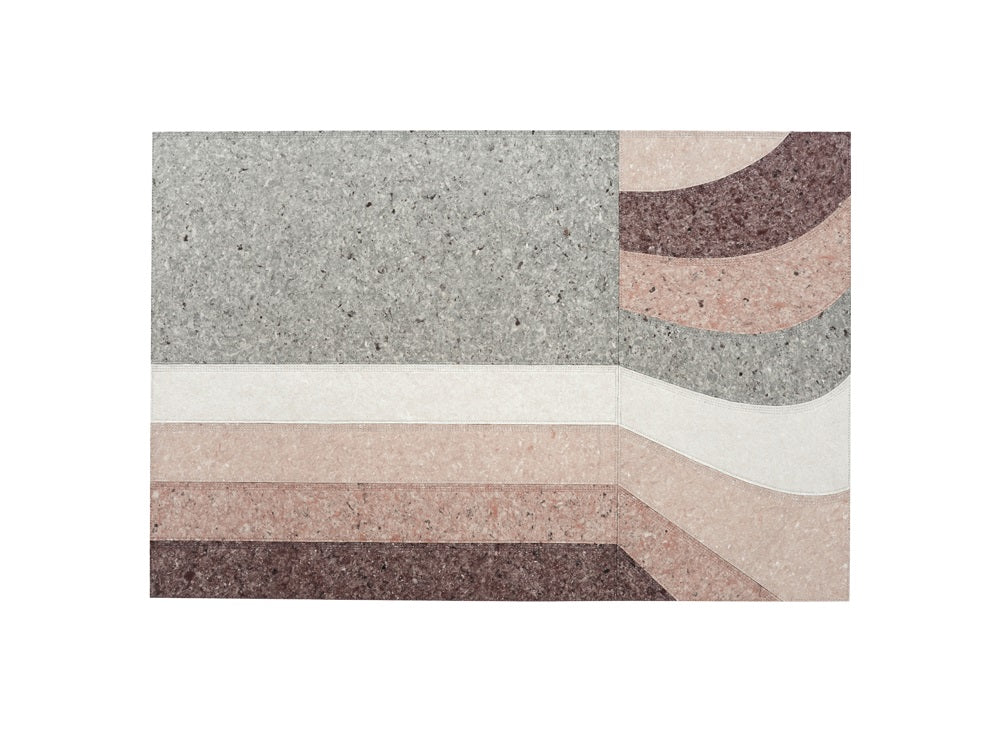 Nuances Curve Rug Rug Gan Curve - Burgundy 