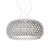 Caboche Plus Suspension Lamp suspension lamps Foscarini Large LED version - transparent: 29.5" dia. 