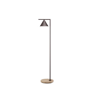 Captain Flint Outdoor / Indoor Floor Lamp Outdoor Lighting Flos Deep Brown / Travertino Imperiale 2700K 