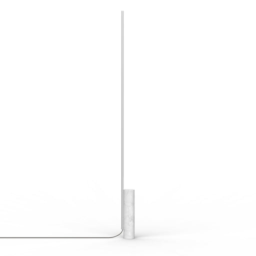 T.O Floor Lamp Floor Lamps Pablo White Carrara Marble Chrome 