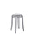 Charles Ghost Stool bar seating Kartell 18.1" Low Stool - Transparent Smoke Grey 