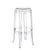 Charles Ghost Stool bar seating Kartell 29.5" Bar Stool - Transparent Crystal 