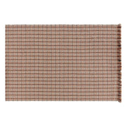 Garden Layers Outdoor Rug Terracotta Rug Gan Checks terracotta 5’11" x 7’11" 